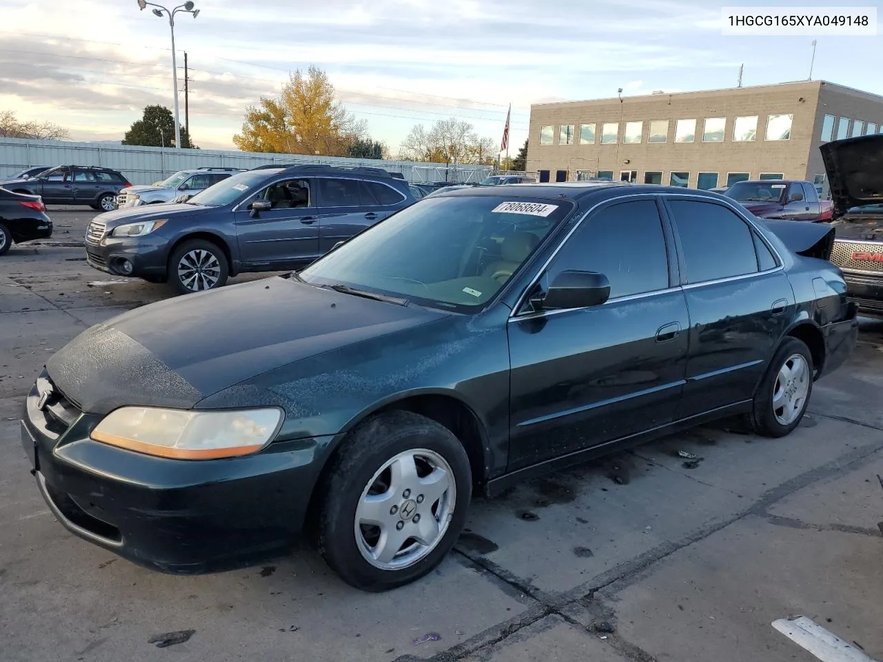 2000 Honda Accord Ex VIN: 1HGCG165XYA049148 Lot: 78068604