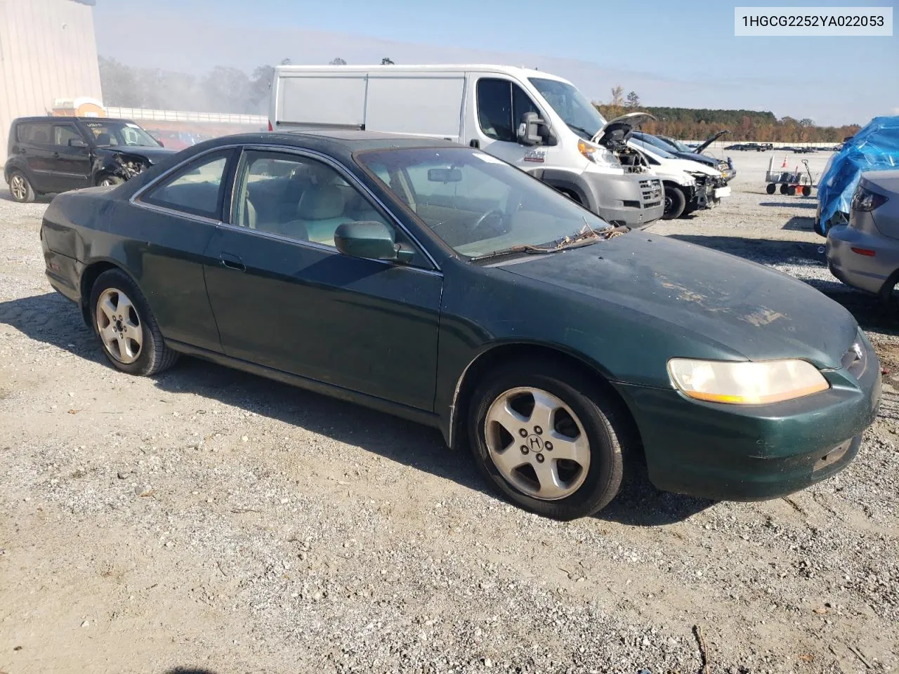 2000 Honda Accord Ex VIN: 1HGCG2252YA022053 Lot: 78370294