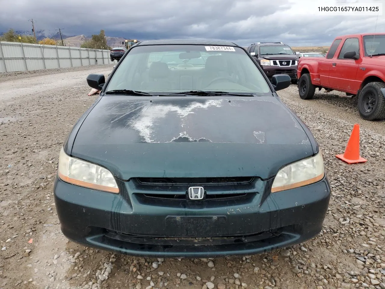 2000 Honda Accord Ex VIN: 1HGCG1657YA011425 Lot: 78387344