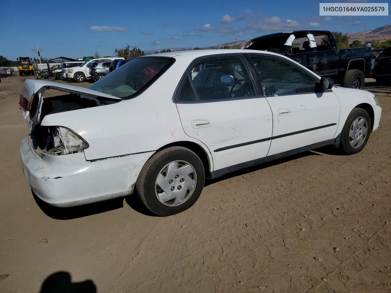 2000 Honda Accord Lx VIN: 1HGCG1646YA025579 Lot: 78424524