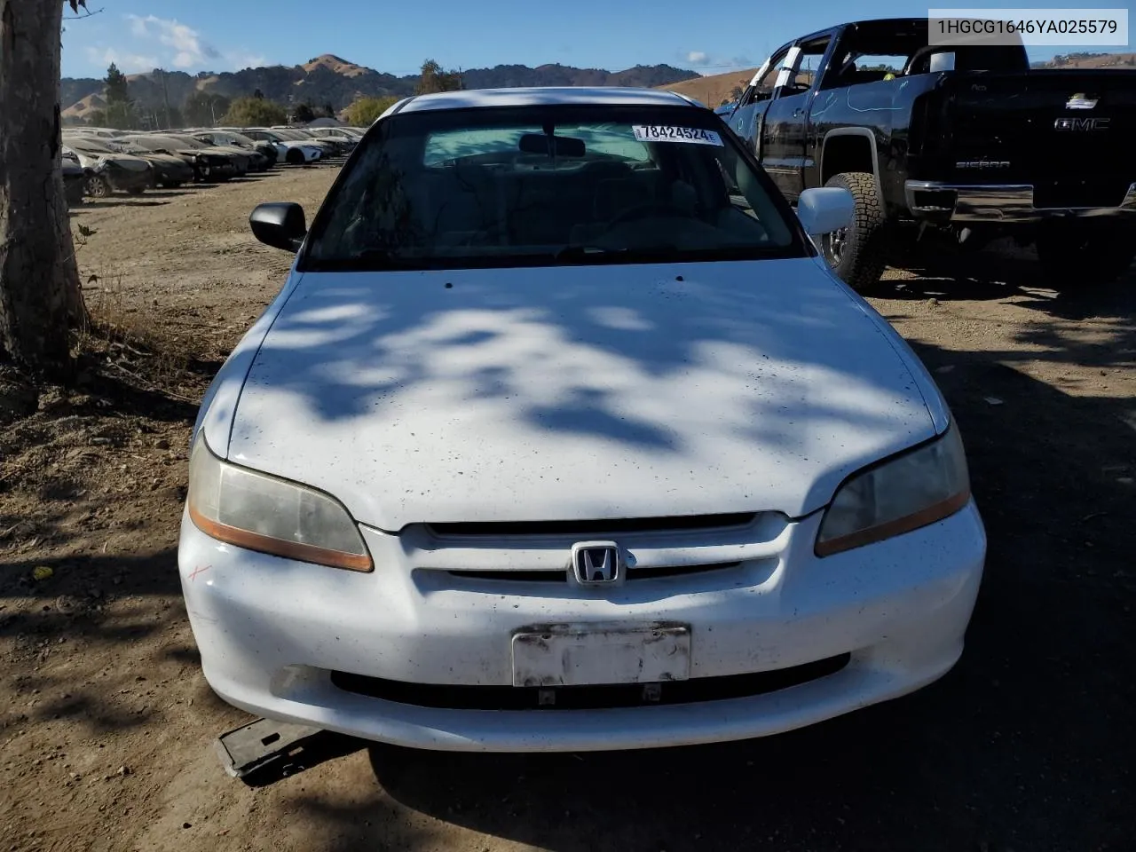 2000 Honda Accord Lx VIN: 1HGCG1646YA025579 Lot: 78424524