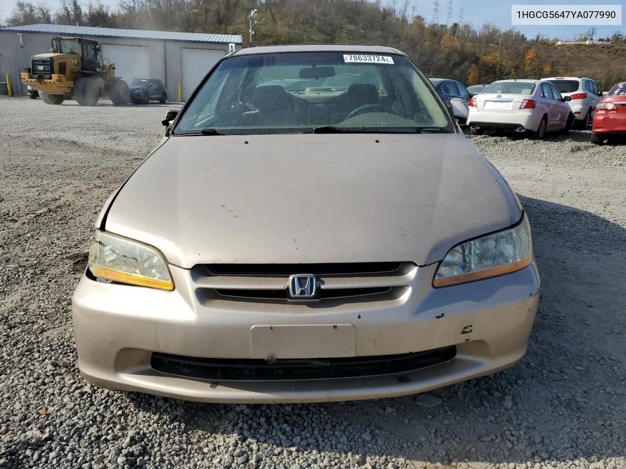 1HGCG5647YA077990 2000 Honda Accord Lx