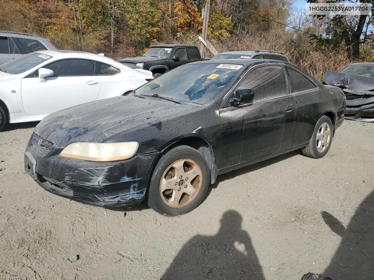 2000 Honda Accord Ex VIN: 1HGCG2253YA017704 Lot: 78830274