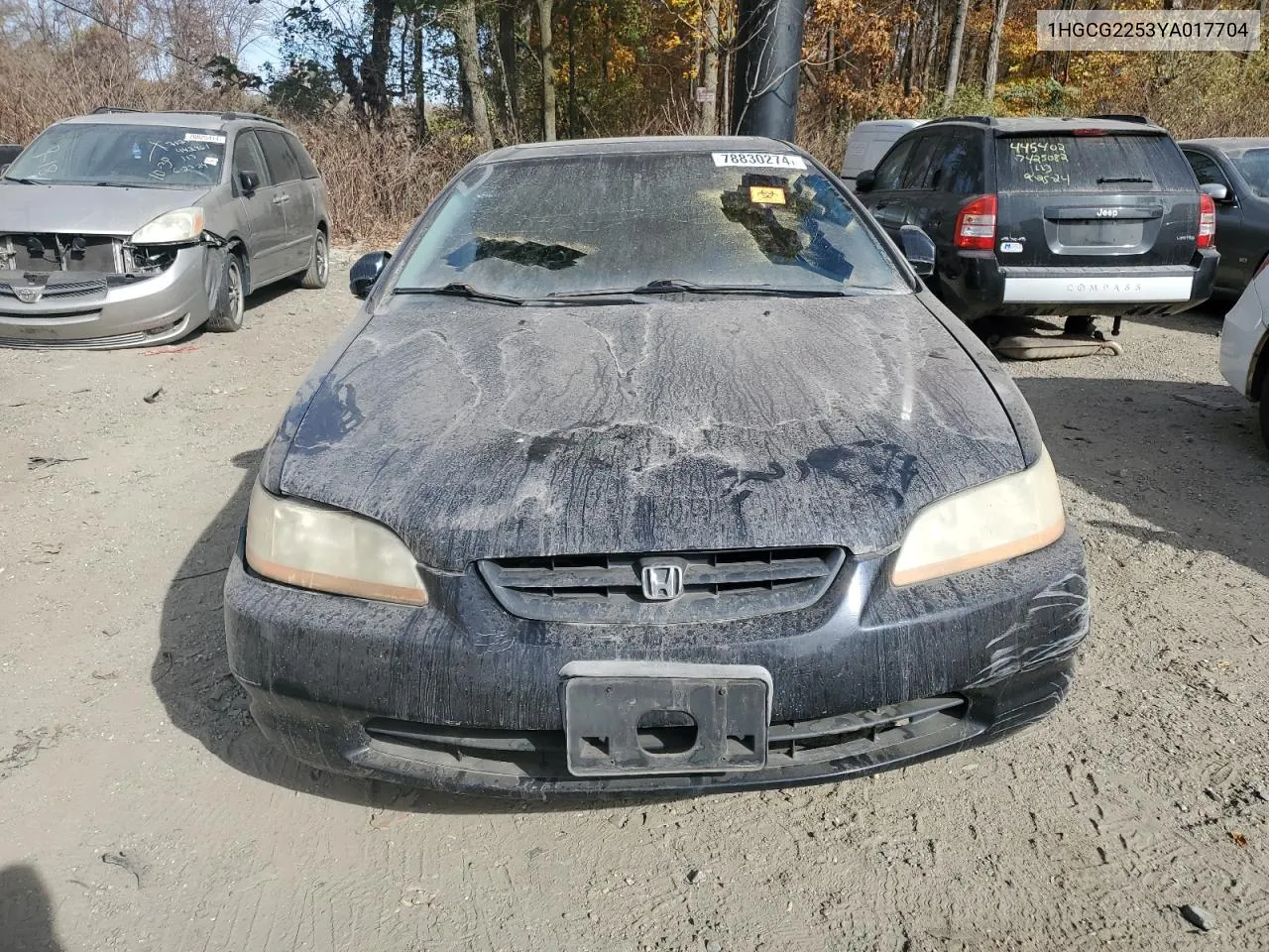 2000 Honda Accord Ex VIN: 1HGCG2253YA017704 Lot: 78830274