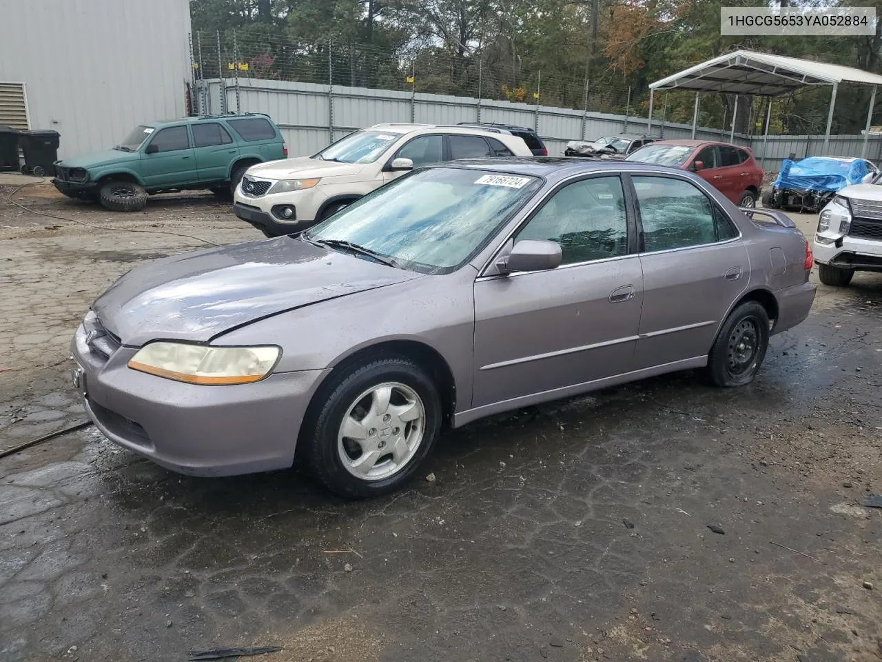 2000 Honda Accord Ex VIN: 1HGCG5653YA052884 Lot: 79166724