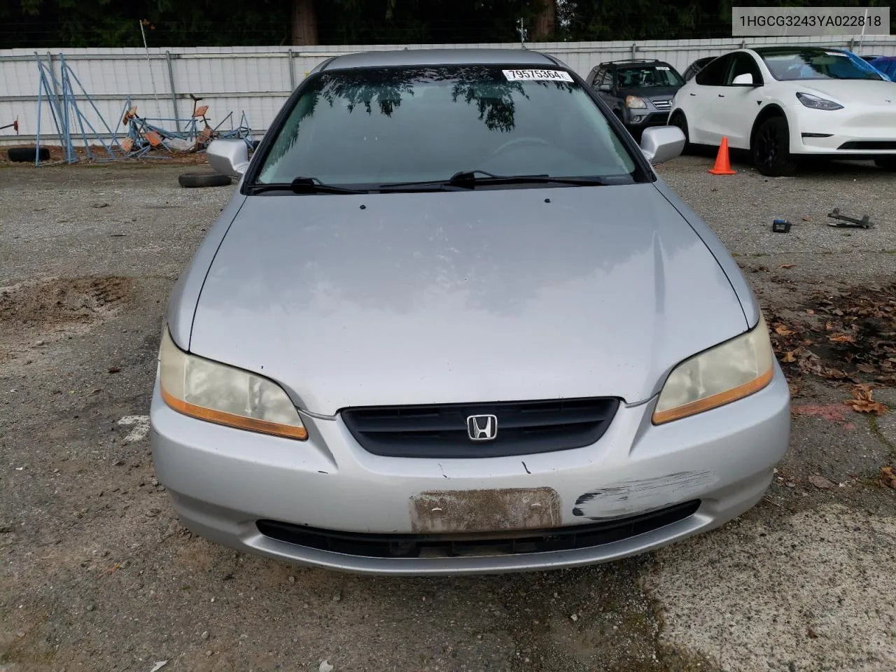 2000 Honda Accord Lx VIN: 1HGCG3243YA022818 Lot: 79575364