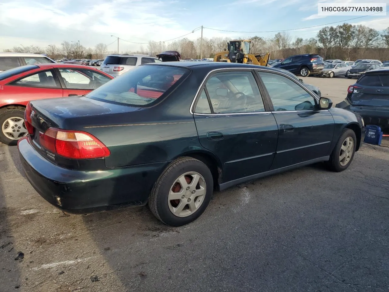 2000 Honda Accord Se VIN: 1HGCG5677YA134988 Lot: 79937994