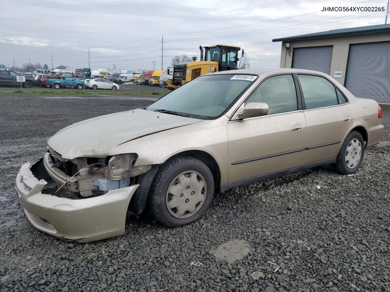 2000 Honda Accord Lx VIN: JHMCG564XYC002265 Lot: 80406073