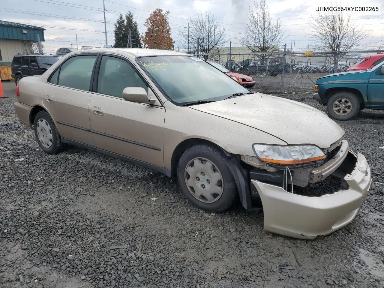 2000 Honda Accord Lx VIN: JHMCG564XYC002265 Lot: 80406073