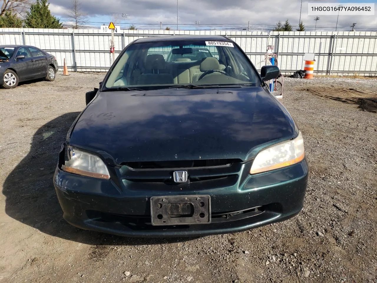 2000 Honda Accord Lx VIN: 1HGCG1647YA096452 Lot: 80519354