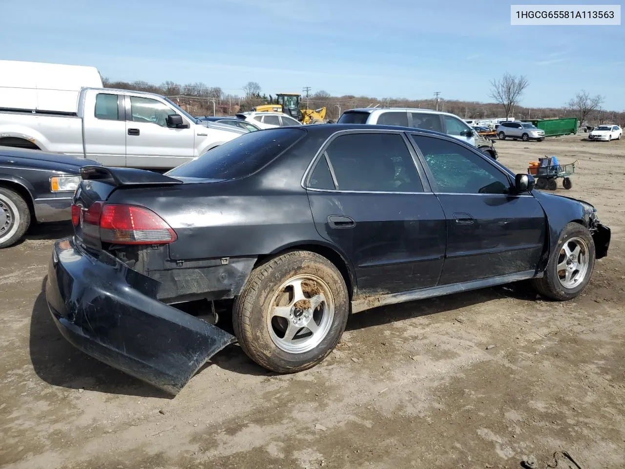 1HGCG65581A113563 2001 Honda Accord Lx