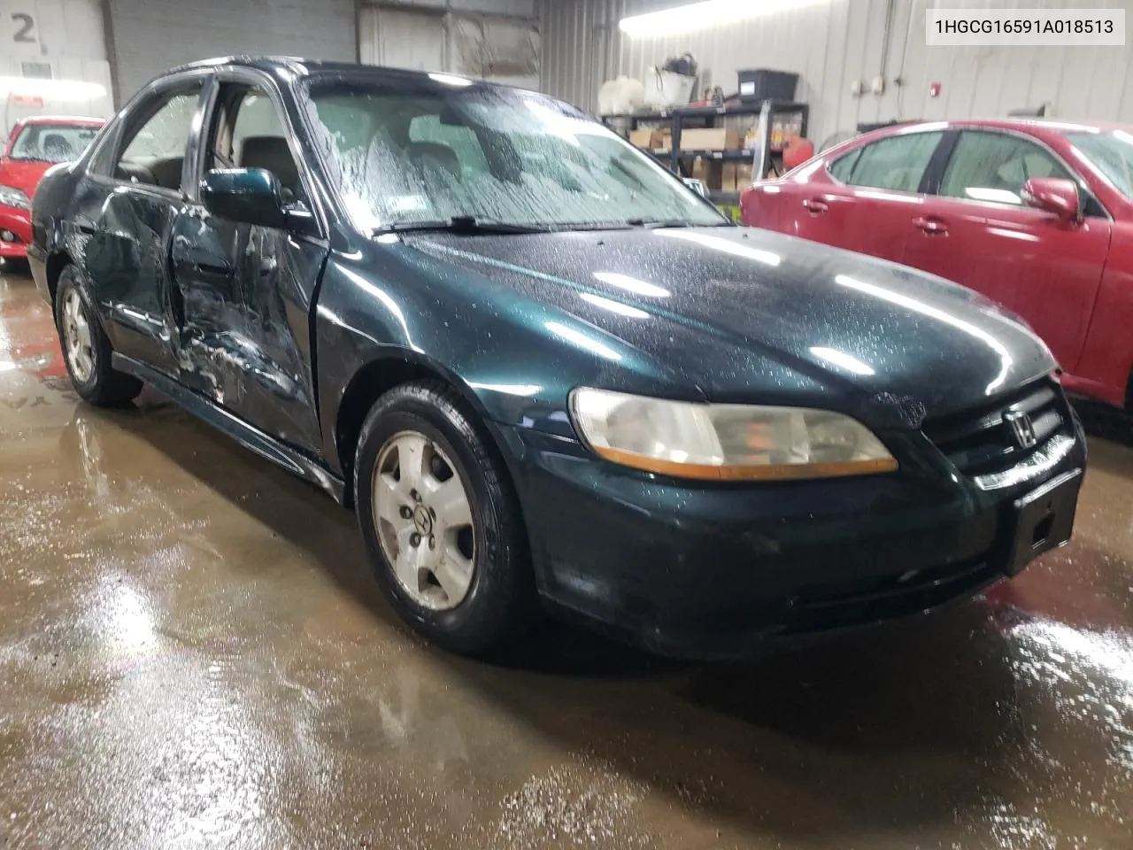 2001 Honda Accord Ex VIN: 1HGCG16591A018513 Lot: 46122204