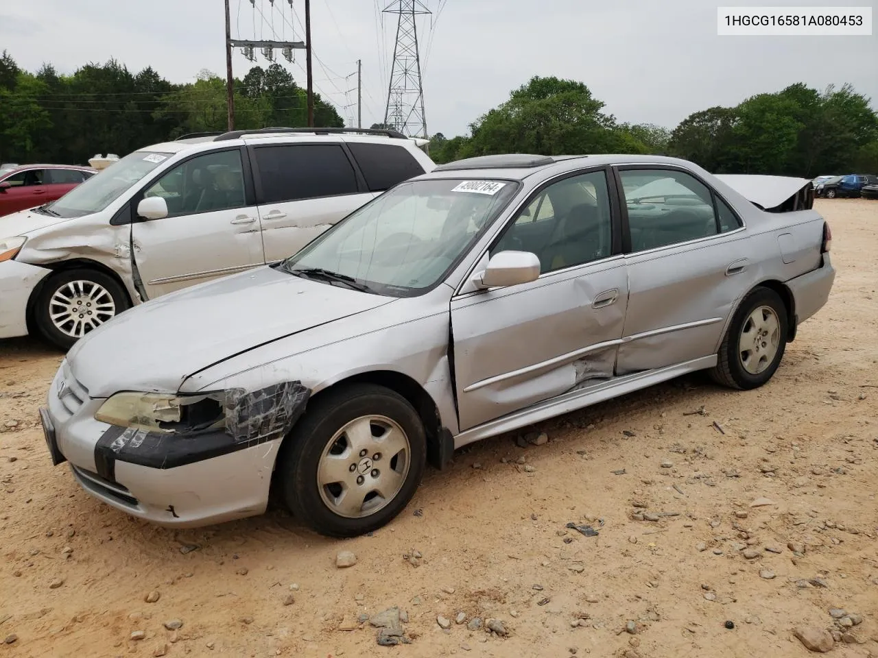 1HGCG16581A080453 2001 Honda Accord Ex