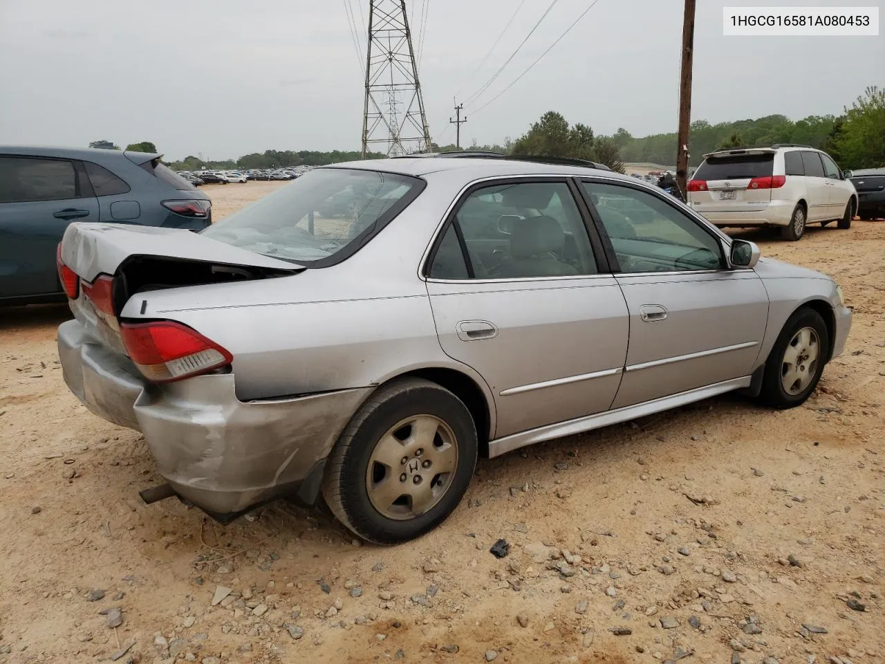 2001 Honda Accord Ex VIN: 1HGCG16581A080453 Lot: 49802164