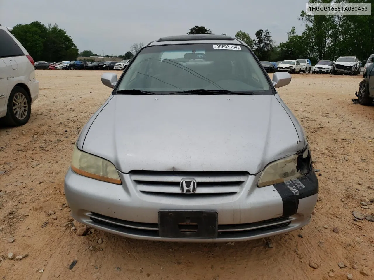 2001 Honda Accord Ex VIN: 1HGCG16581A080453 Lot: 49802164