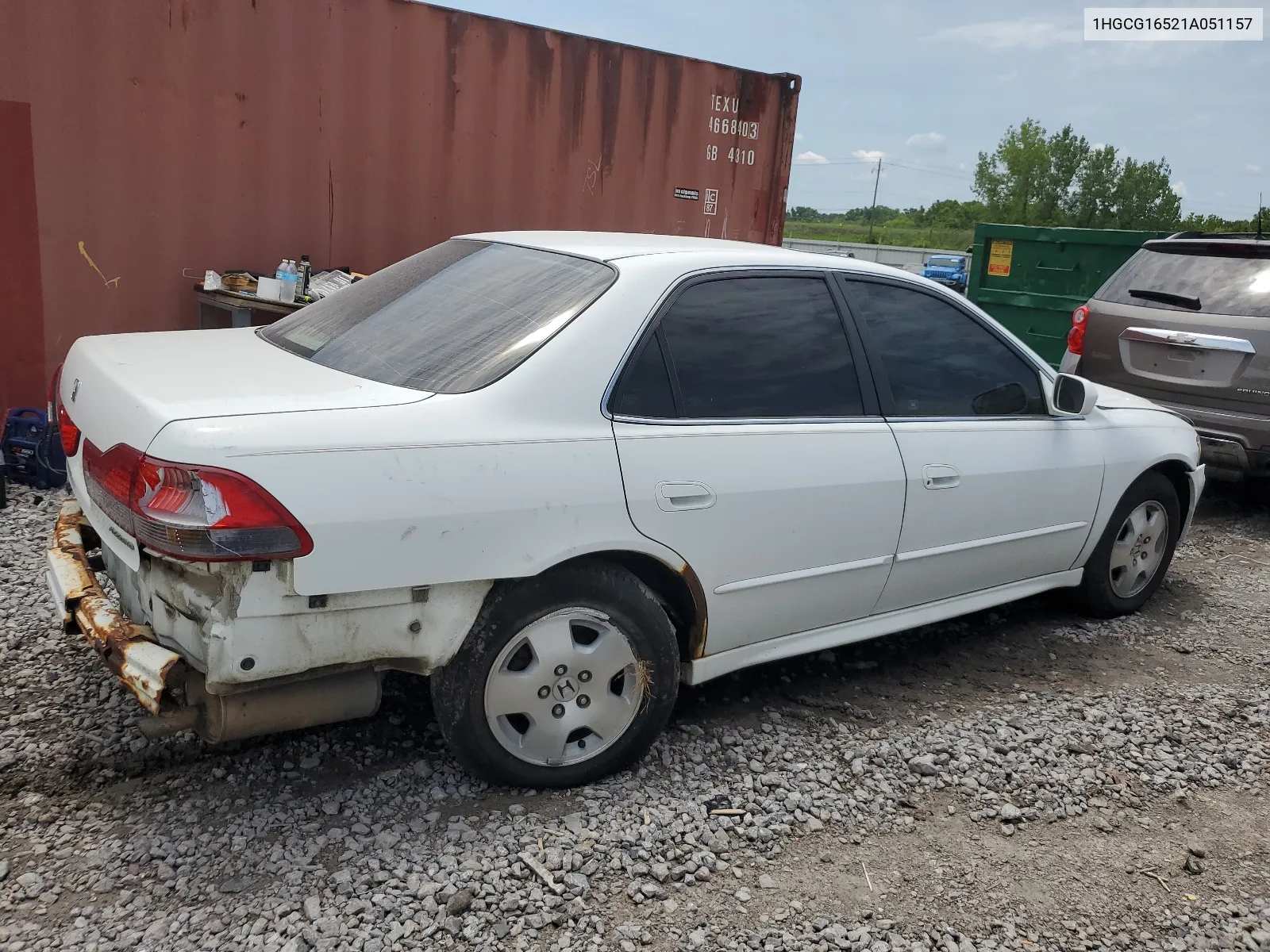 1HGCG16521A051157 2001 Honda Accord Ex