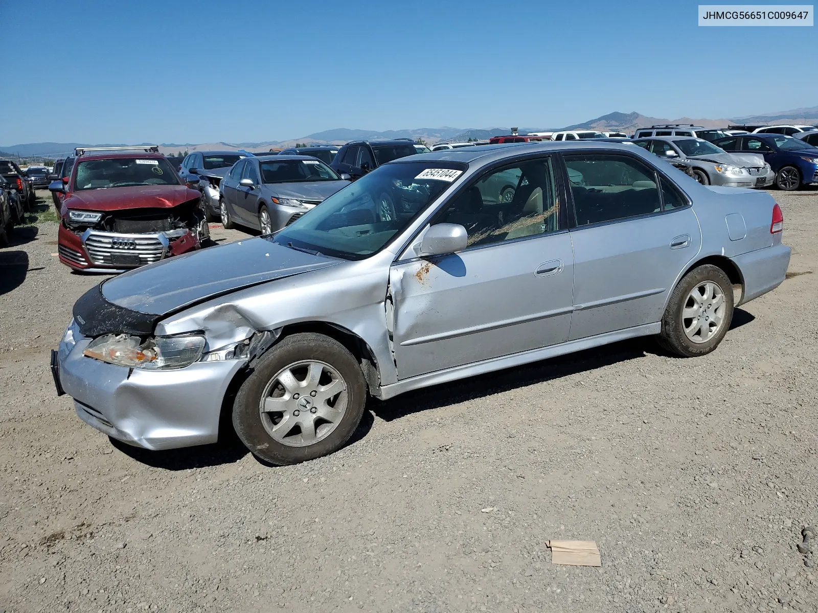 2001 Honda Accord Ex VIN: JHMCG56651C009647 Lot: 65451044