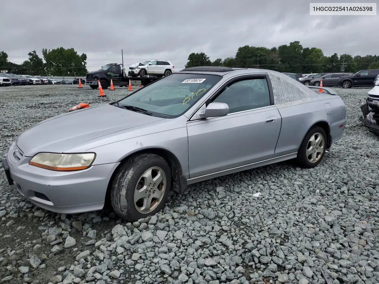 2001 Honda Accord Ex VIN: 1HGCG22541A026398 Lot: 66108624