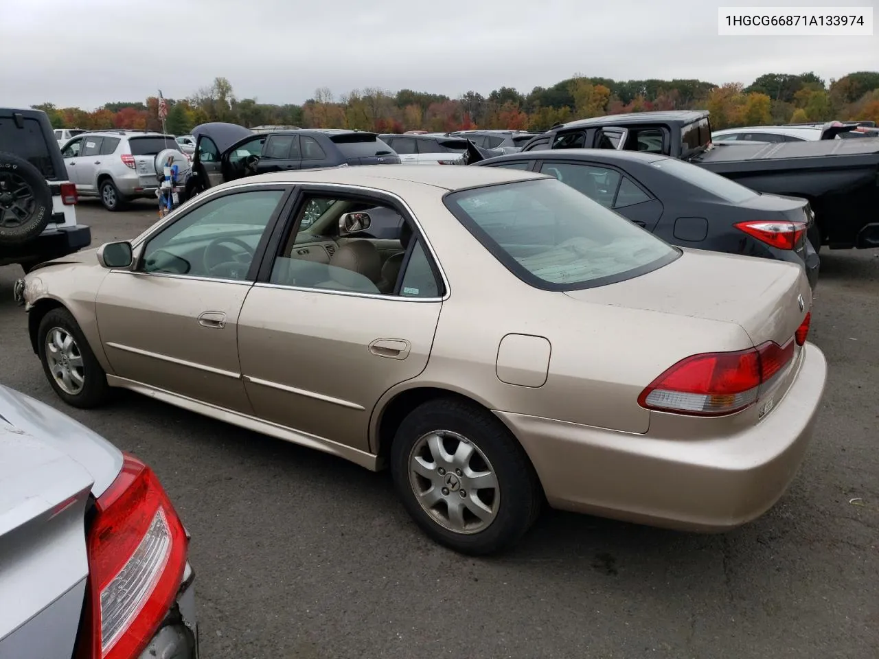 2001 Honda Accord Ex VIN: 1HGCG66871A133974 Lot: 67237354