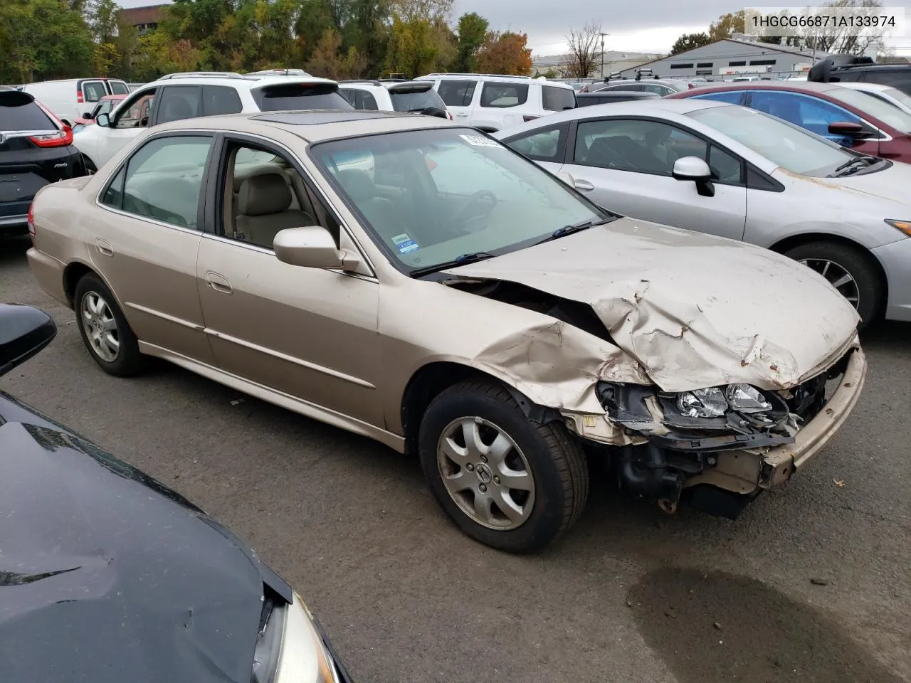 2001 Honda Accord Ex VIN: 1HGCG66871A133974 Lot: 67237354