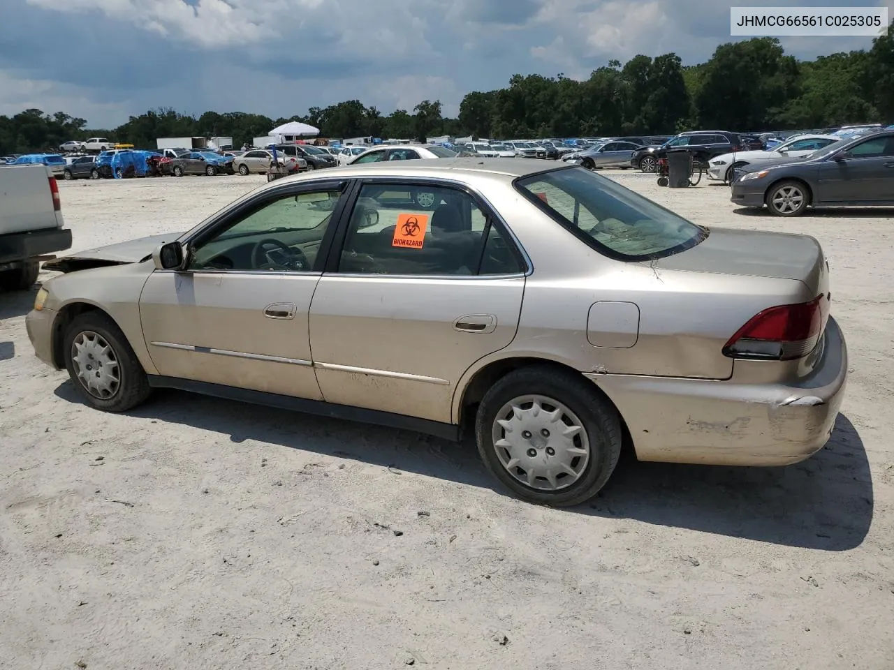 2001 Honda Accord Lx VIN: JHMCG66561C025305 Lot: 67251224