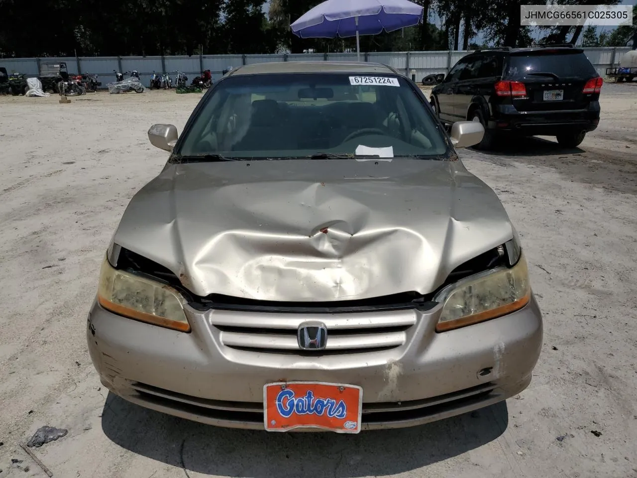 2001 Honda Accord Lx VIN: JHMCG66561C025305 Lot: 67251224