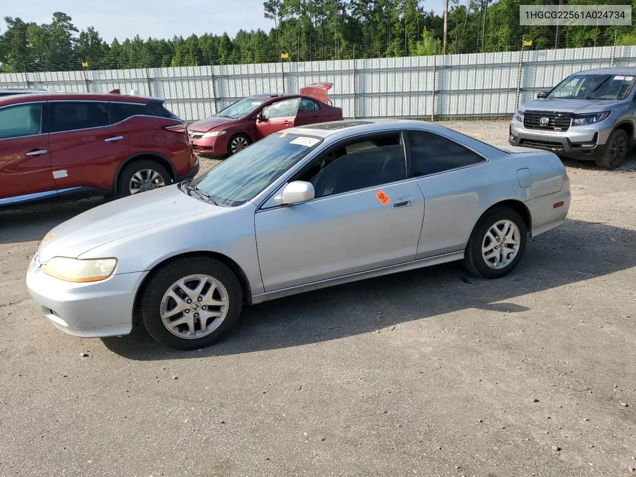 1HGCG22561A024734 2001 Honda Accord Ex