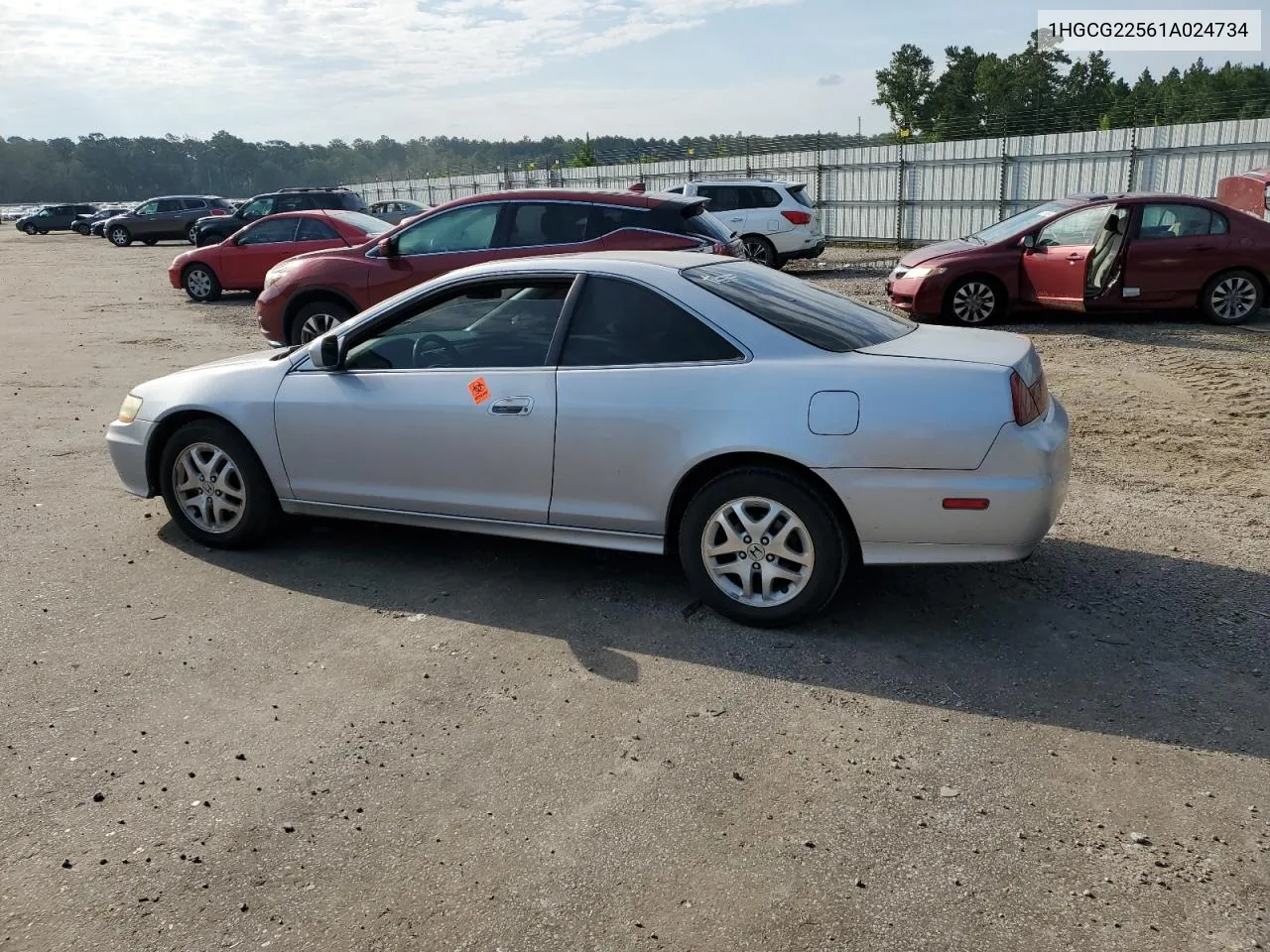 2001 Honda Accord Ex VIN: 1HGCG22561A024734 Lot: 67253054