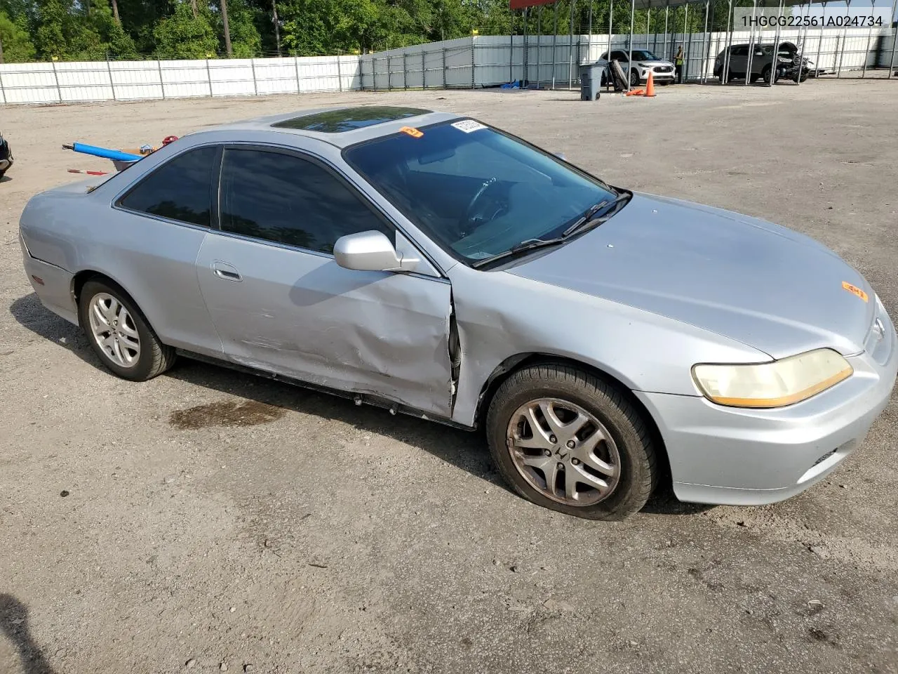 2001 Honda Accord Ex VIN: 1HGCG22561A024734 Lot: 67253054