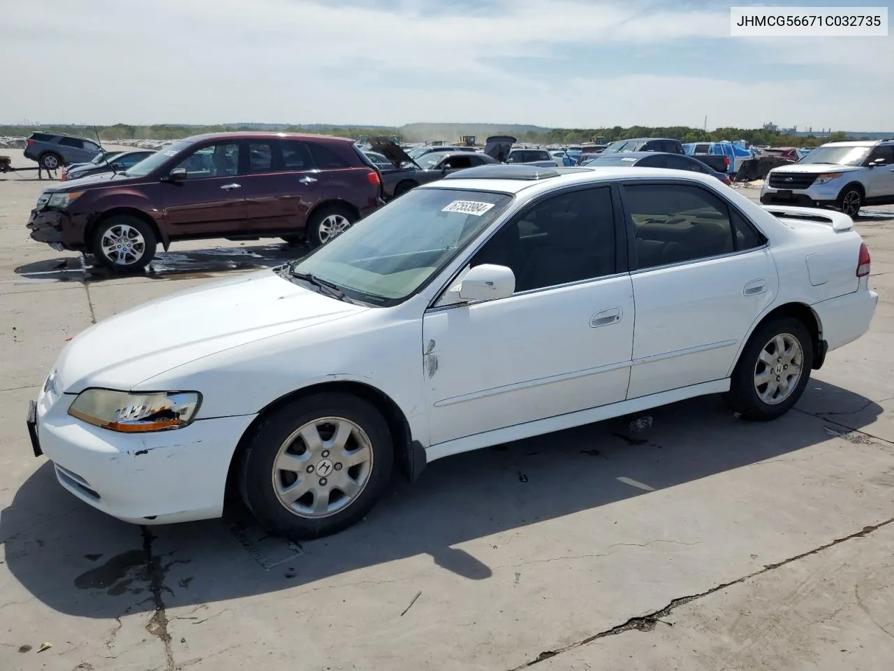 2001 Honda Accord Ex VIN: JHMCG56671C032735 Lot: 67553984