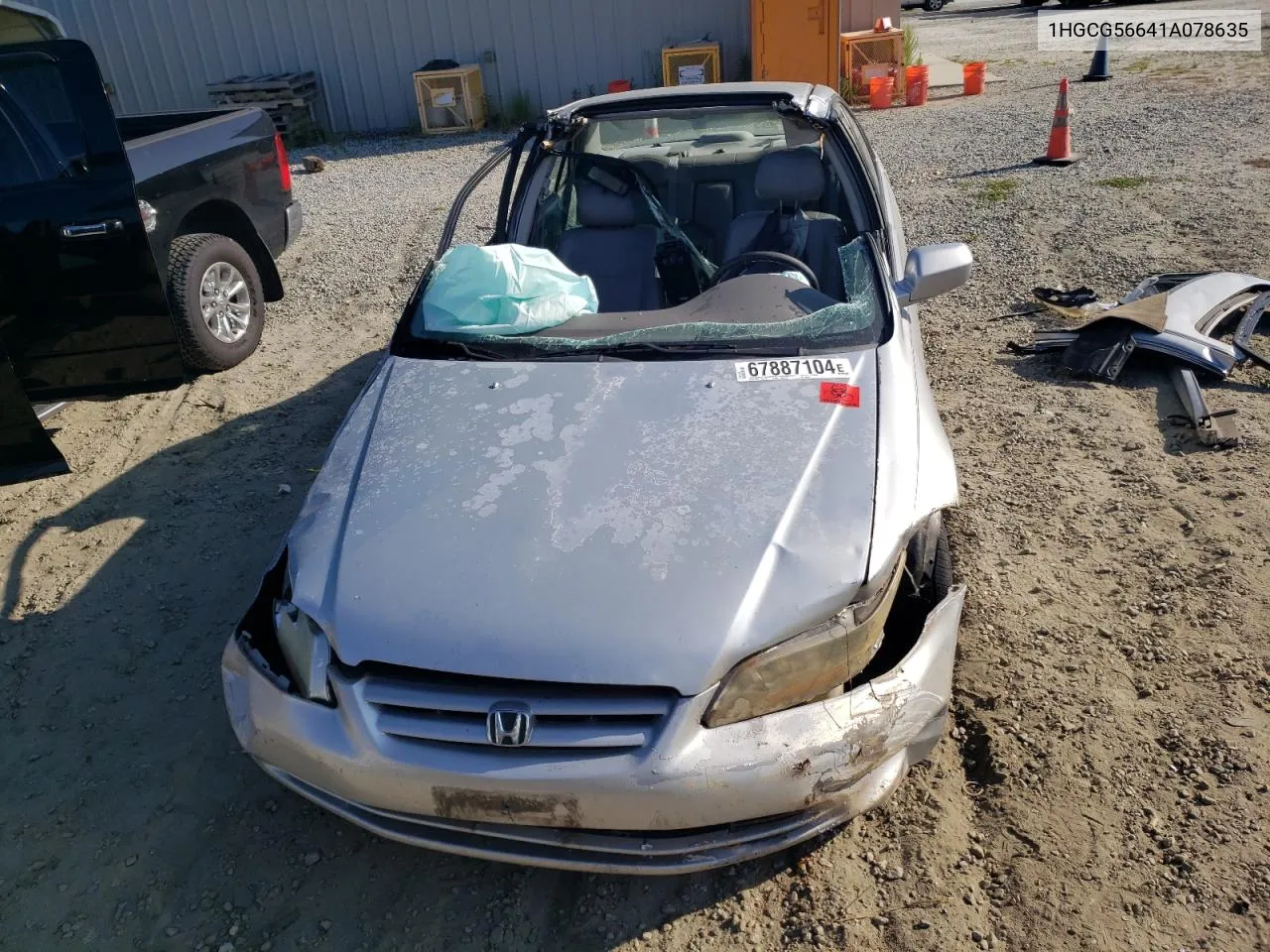 1HGCG56641A078635 2001 Honda Accord Ex