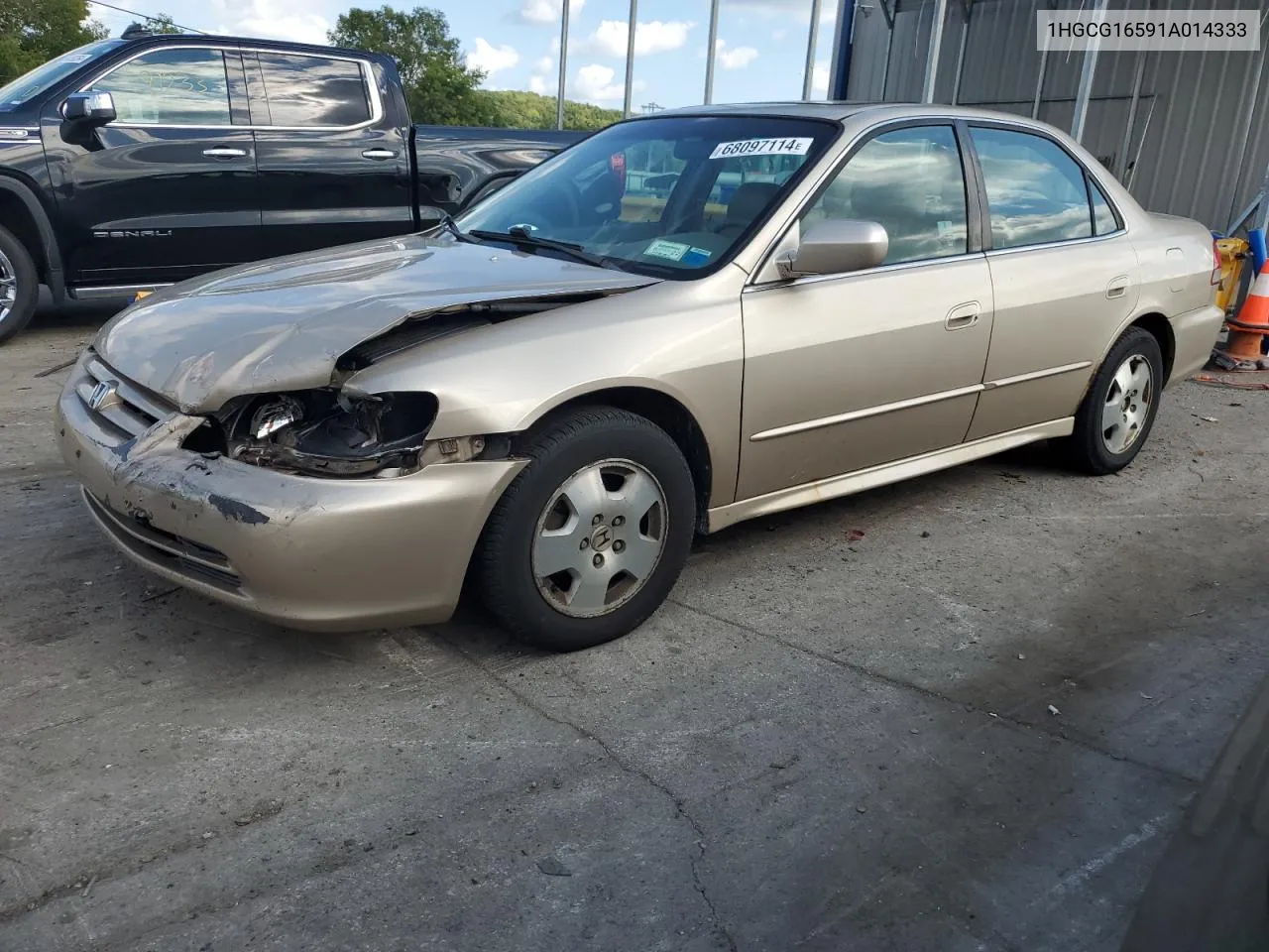 2001 Honda Accord Ex VIN: 1HGCG16591A014333 Lot: 68097114