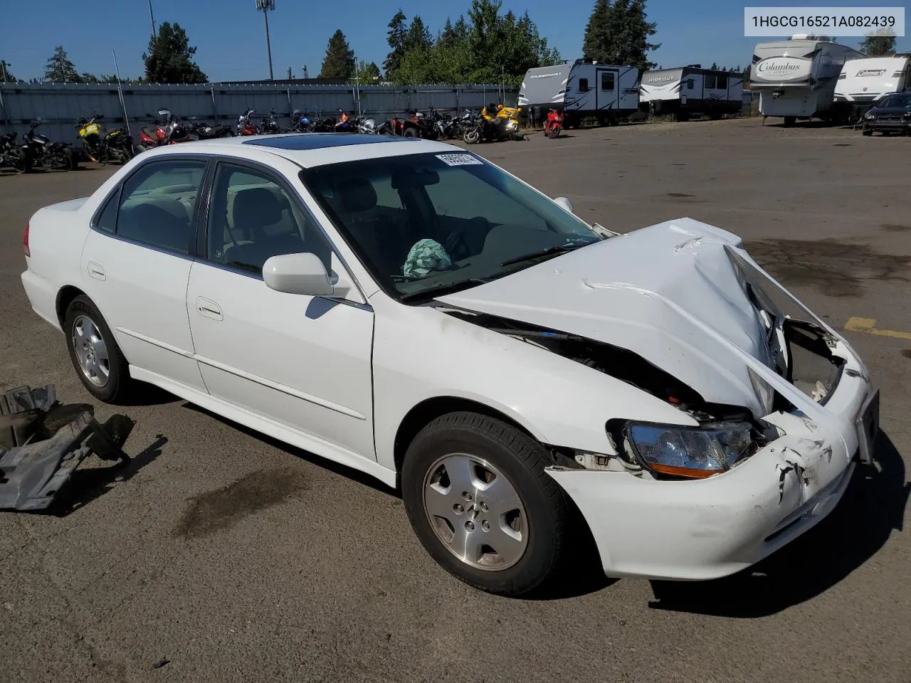 1HGCG16521A082439 2001 Honda Accord Ex