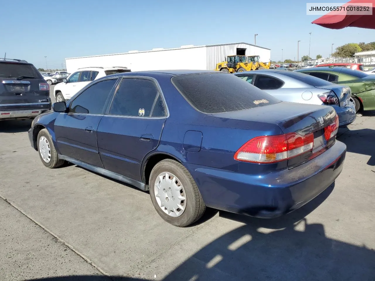 2001 Honda Accord Lx VIN: JHMCG65571C018252 Lot: 69106824