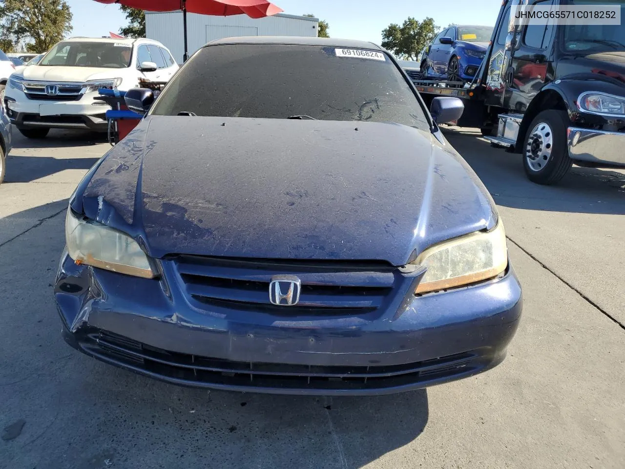 2001 Honda Accord Lx VIN: JHMCG65571C018252 Lot: 69106824