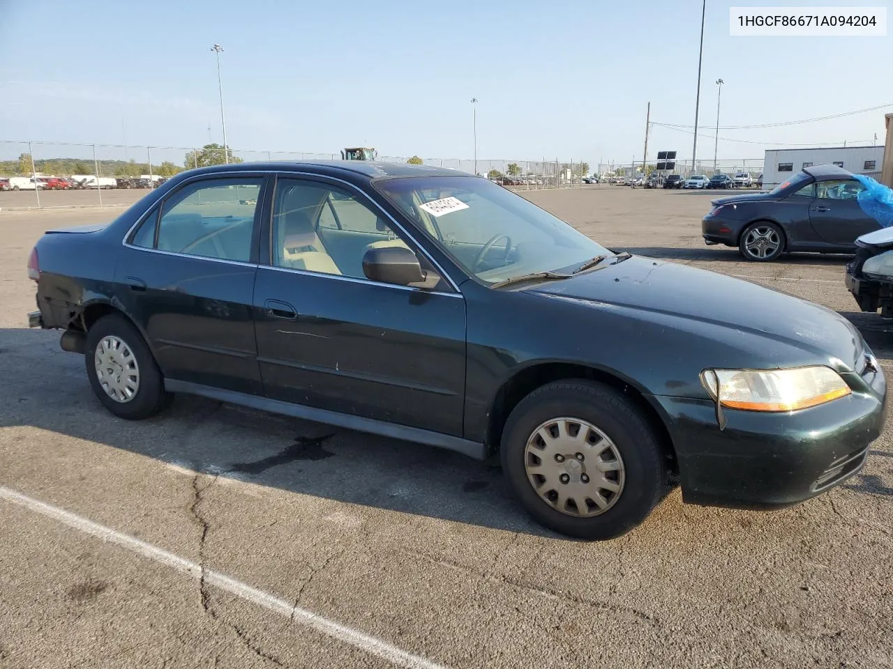 2001 Honda Accord Value VIN: 1HGCF86671A094204 Lot: 69443814