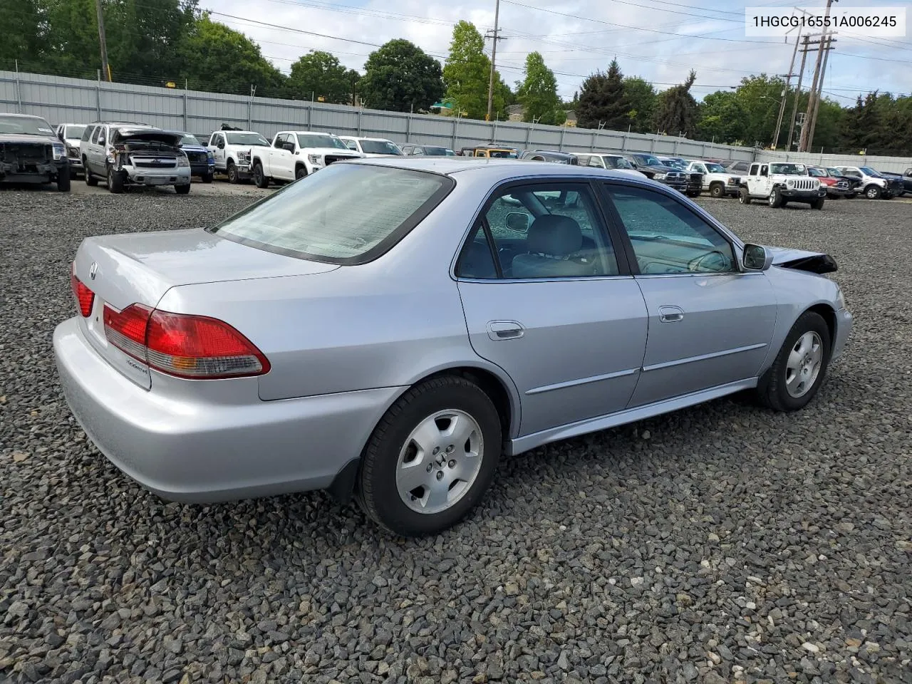 1HGCG16551A006245 2001 Honda Accord Ex