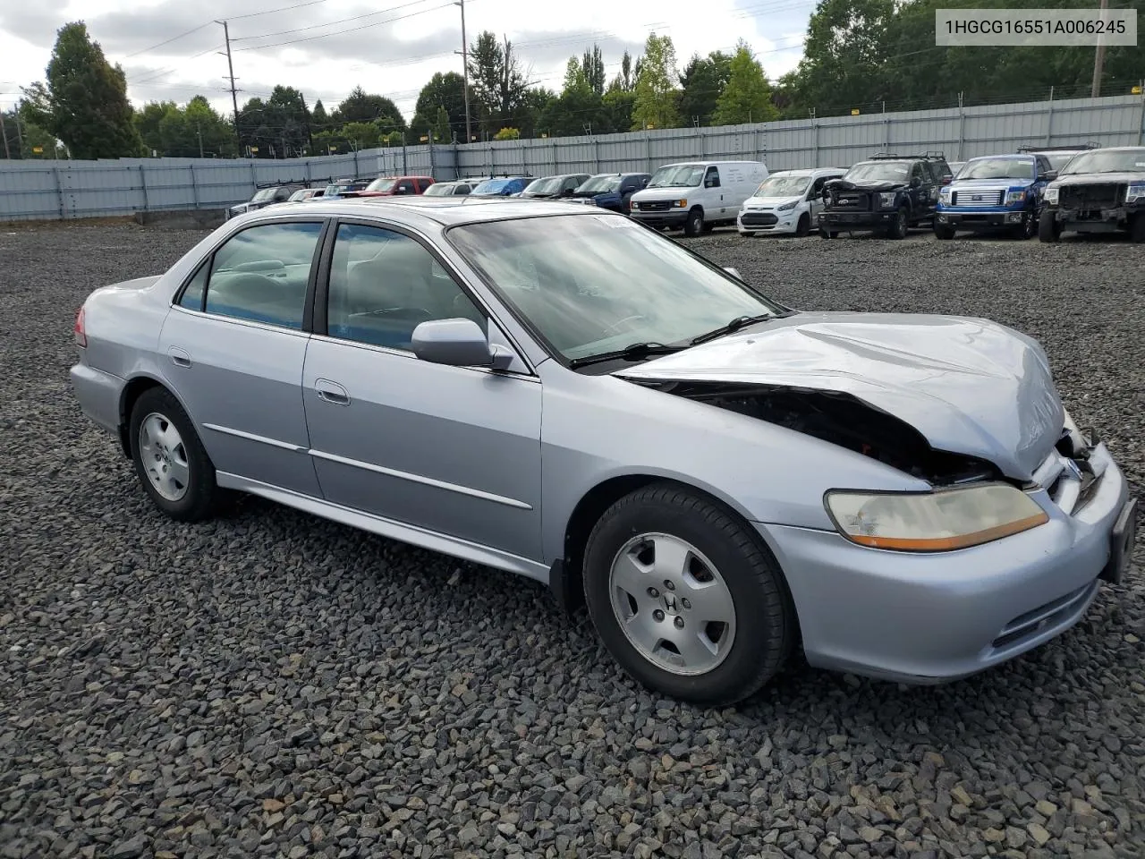 2001 Honda Accord Ex VIN: 1HGCG16551A006245 Lot: 70066774