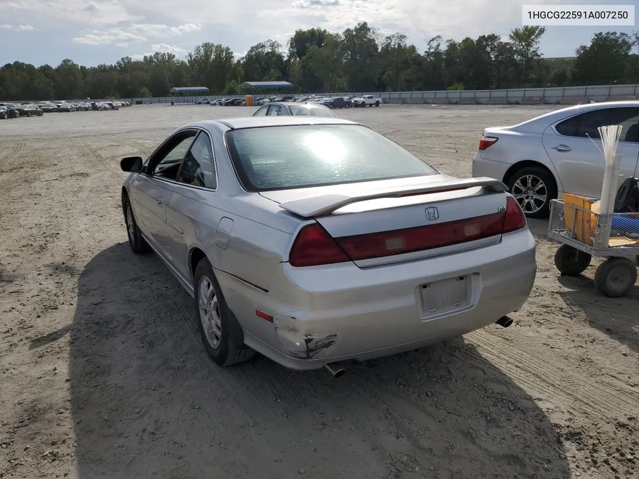 2001 Honda Accord Ex VIN: 1HGCG22591A007250 Lot: 70703424