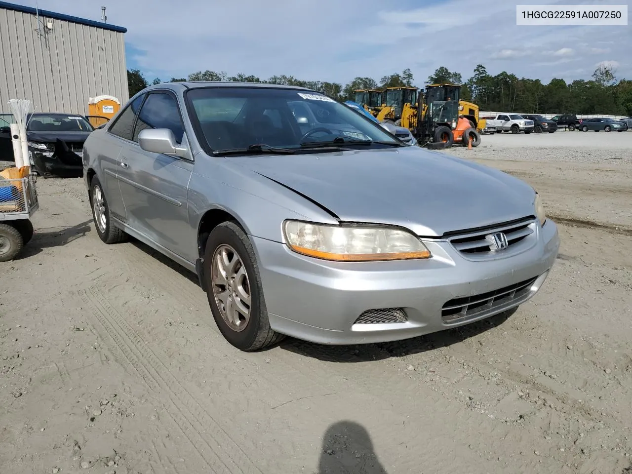 1HGCG22591A007250 2001 Honda Accord Ex