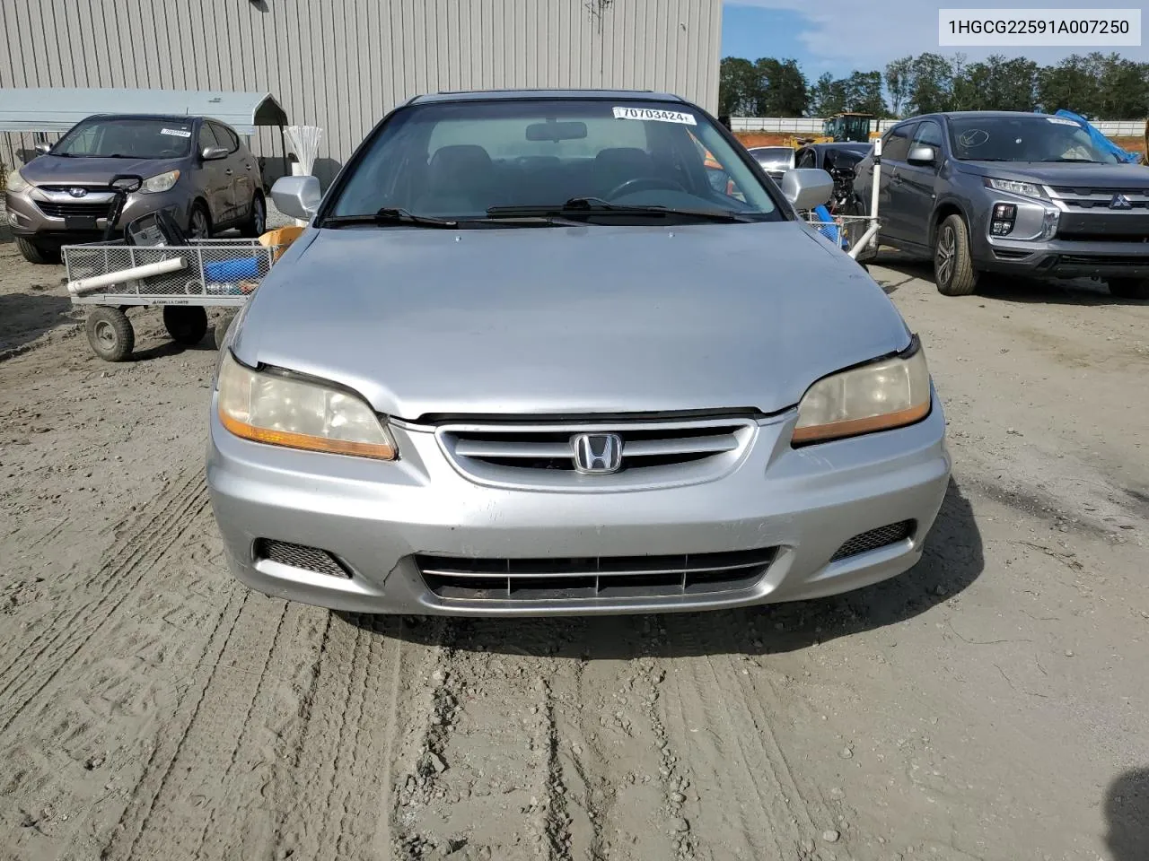 2001 Honda Accord Ex VIN: 1HGCG22591A007250 Lot: 70703424