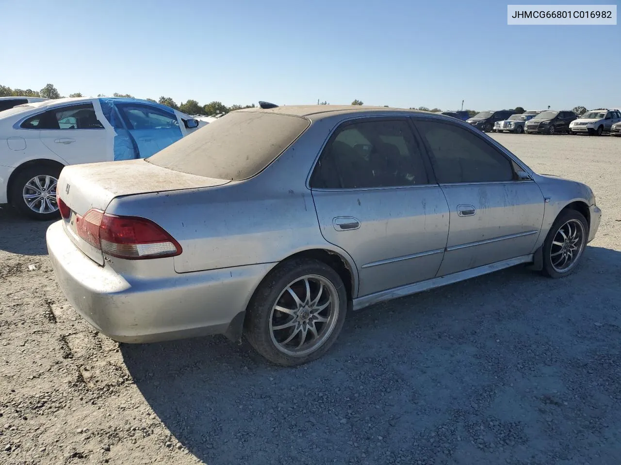 2001 Honda Accord Ex VIN: JHMCG66801C016982 Lot: 70844464