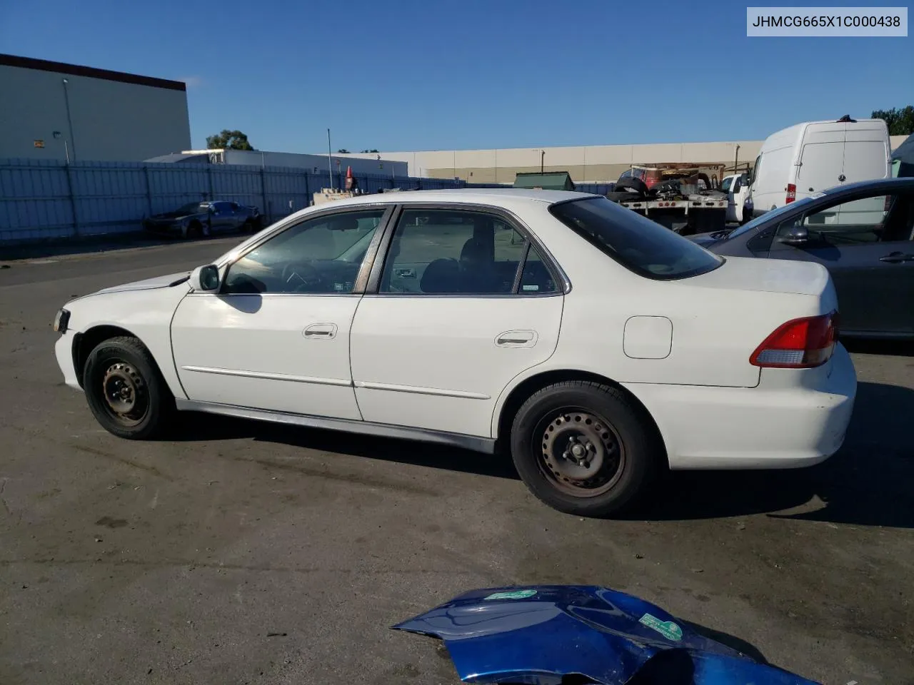 2001 Honda Accord Lx VIN: JHMCG665X1C000438 Lot: 71380314