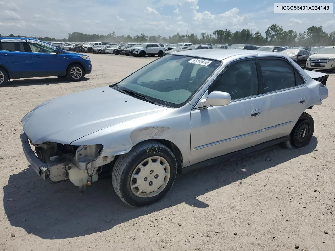 2001 Honda Accord Lx VIN: 1HGCG56401A024148 Lot: 71664794