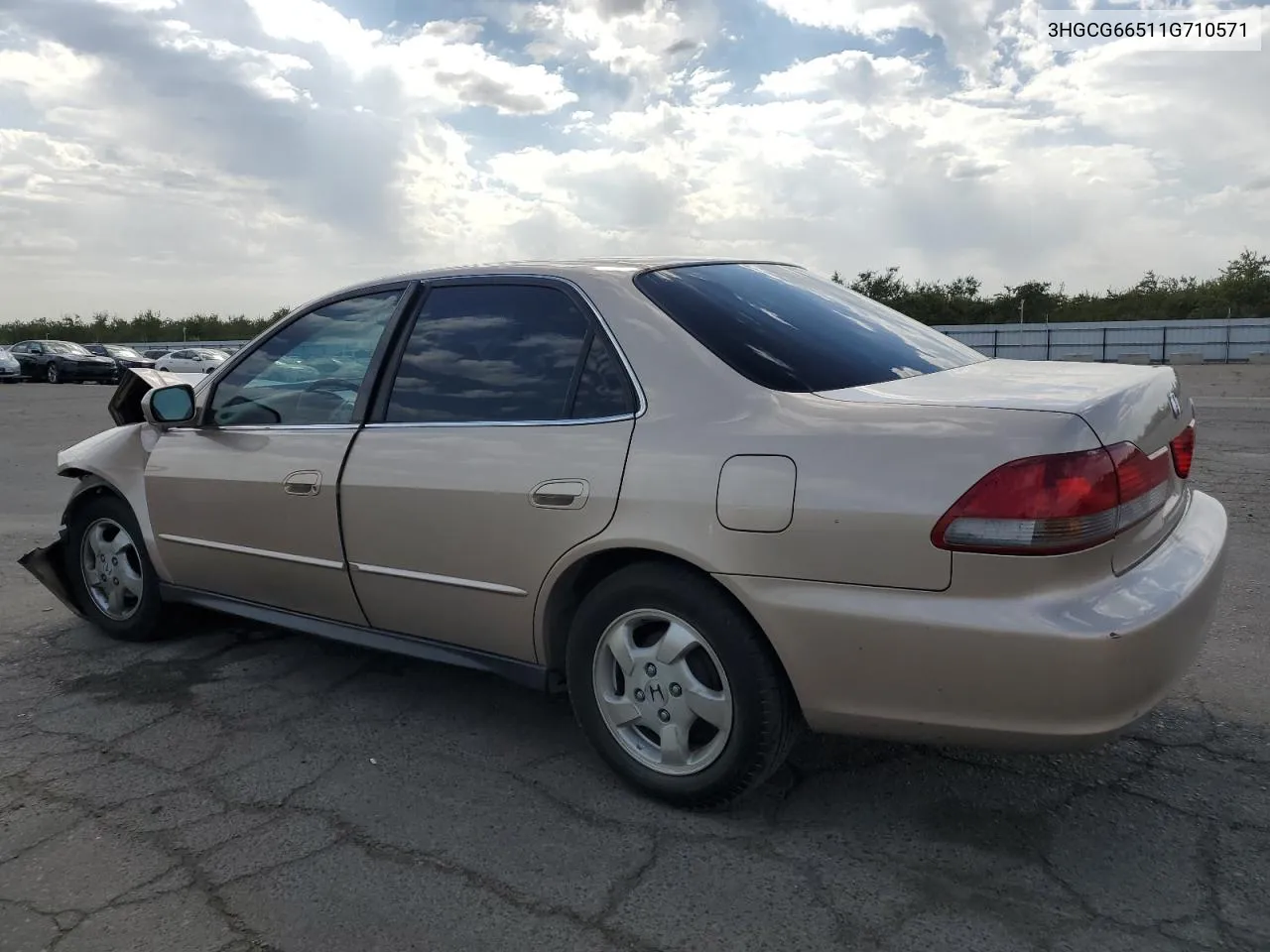 2001 Honda Accord Lx VIN: 3HGCG66511G710571 Lot: 72265224