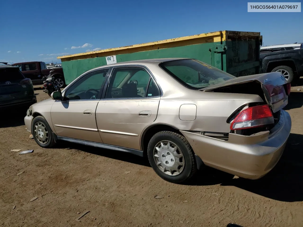 1HGCG56401A079697 2001 Honda Accord Lx