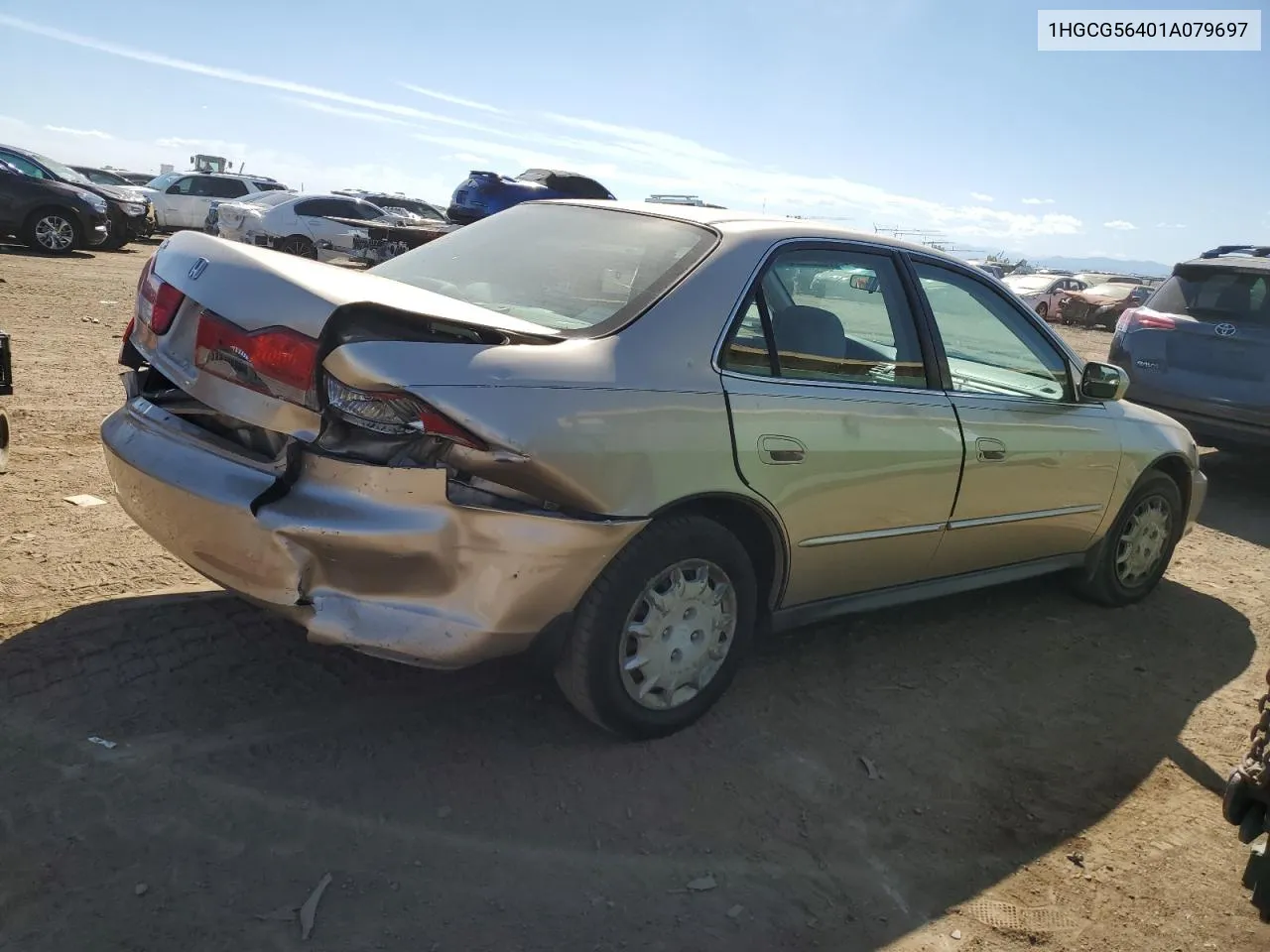 2001 Honda Accord Lx VIN: 1HGCG56401A079697 Lot: 72285574