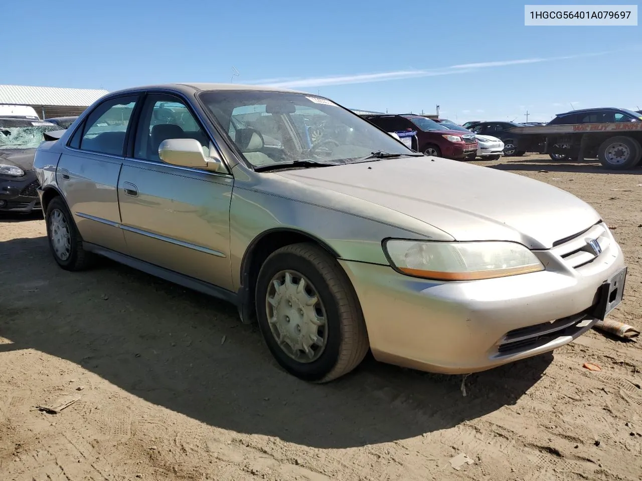 2001 Honda Accord Lx VIN: 1HGCG56401A079697 Lot: 72285574