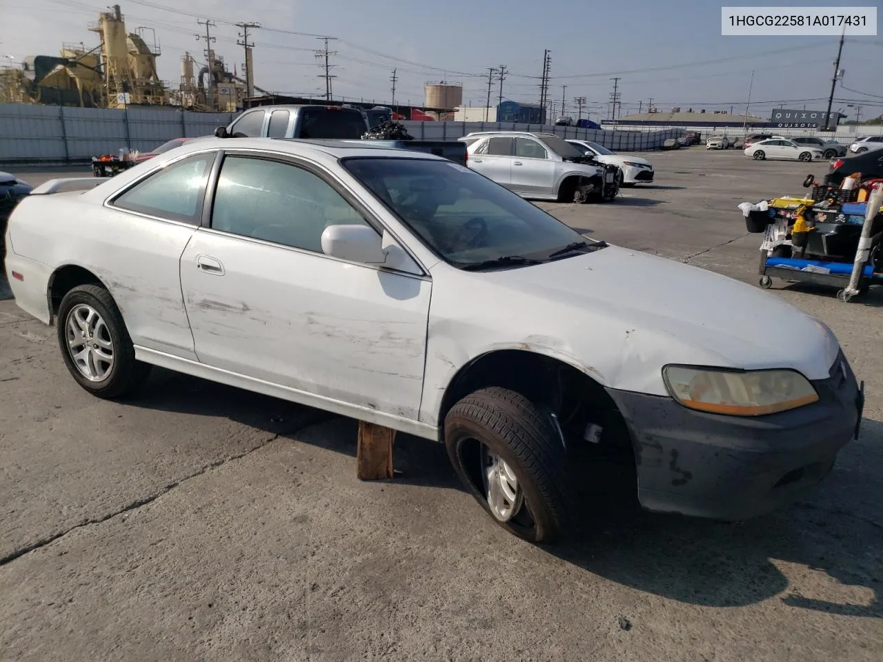 2001 Honda Accord Ex VIN: 1HGCG22581A017431 Lot: 72512244