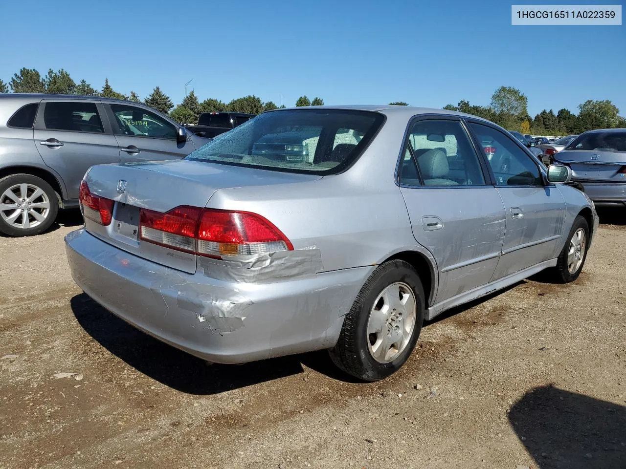 1HGCG16511A022359 2001 Honda Accord Ex